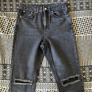 Top shop ripped knee denim